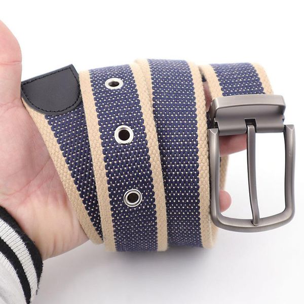 

belts pin buckle tactical belt custom stainless steel designer for men outdoor hunting canvas military training, Black;brown