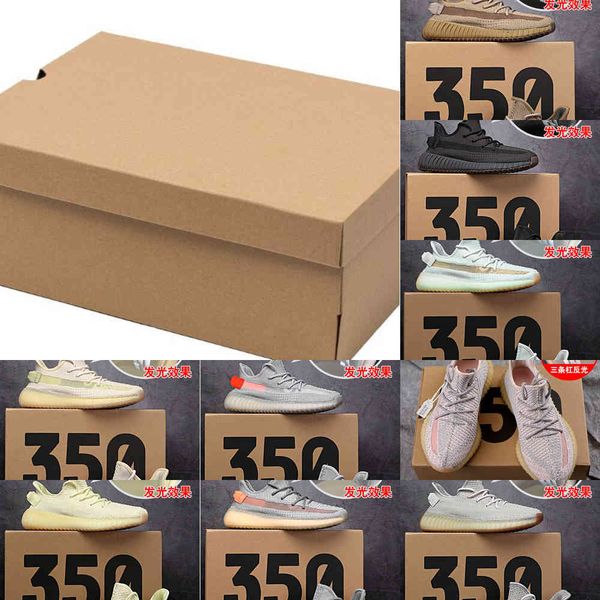 

sesame 2021 new fashion boost shoes 350 v2 sneakers women men 35-45 runningL9NH, Package box