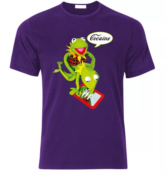 

kermit cocain party like a boss fan t-shirt size s-xxl, White;black