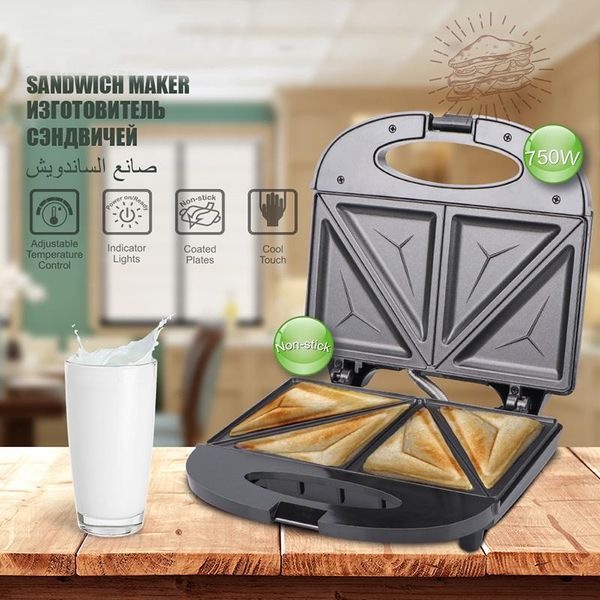 

sandwich maker breakfast household light machine fully automatic double-sided heating mini bread toaster makers