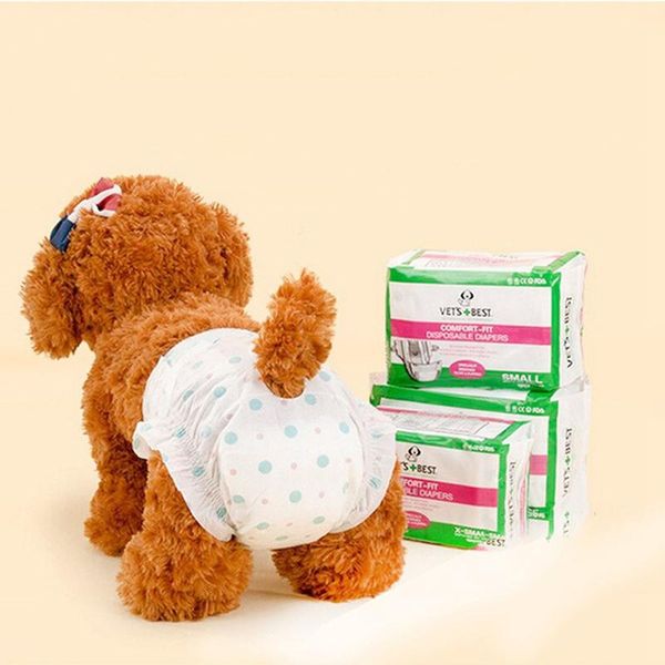 

dog apparel 10pcs/set disposable diaper adjustable pet physiological pants super absorbent diapers underwear shorts supplies