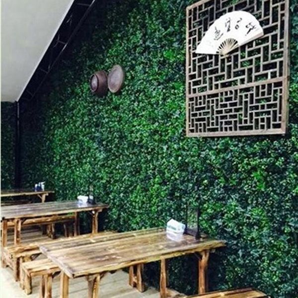 

decorative flowers & wreaths 25 x 25cm artificial turf carpet simulation plastic boxwood grass mat green milan for home garden decoration