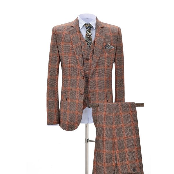 

men's suits & blazers 3-piece tight suit, boyfriend blue stripe evening , formal wedding (jacket + pants vest), White;black