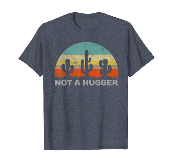 

Funny Not A Hugger Retro Style Cactus T-Shirt, Mainly pictures