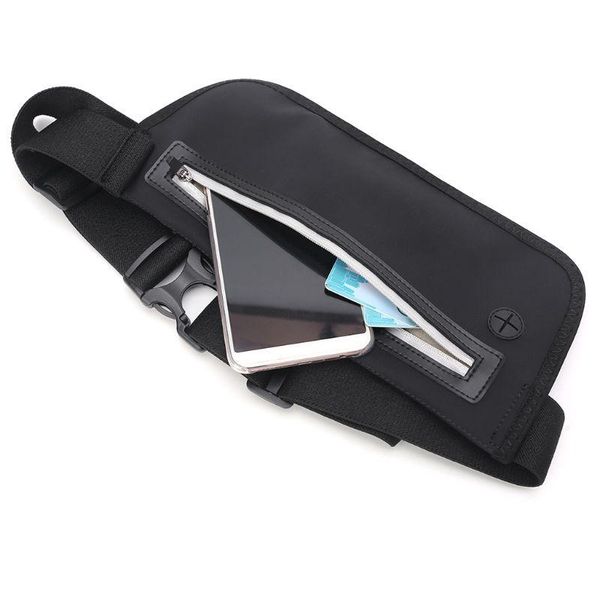 

waist bags black slim running belt ultra light bounce bag fanny pack sports for men 2021 zipper packs