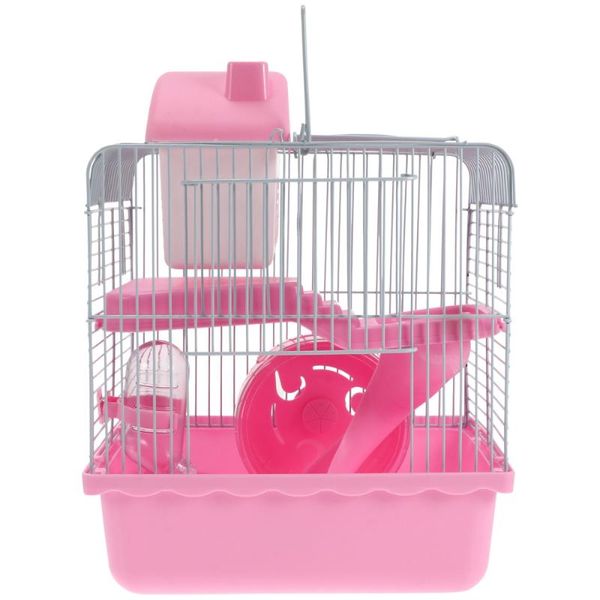 

small animal supplies double layer hamster home pet cage durable box