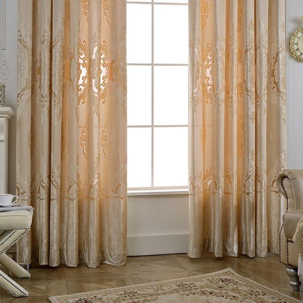 

curtain & drapes modern and simple imitation curtains for living dining room bedroom embroidered jacquard european style