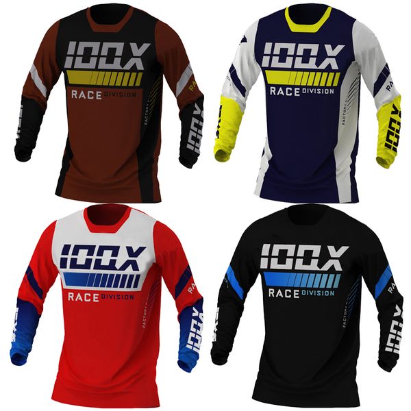 

ioqx revo jersey motocross racing mx dirt bike off road atv mbx shirt, Black