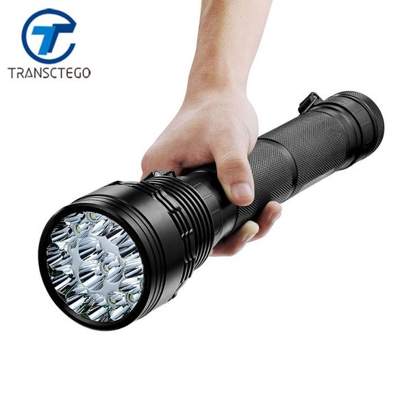 

rechargeable hid torch xenon lumen 150w light tail black outdoor hunting camping usb power bank flashlights torches