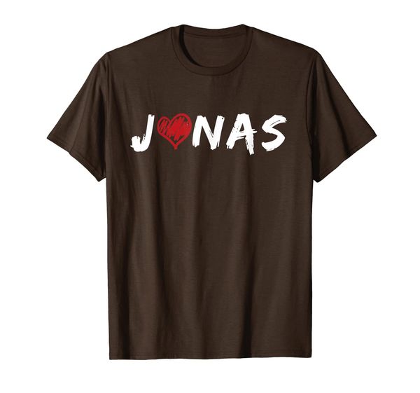 

jonas fisrt cool given name for baby brothers t-shirt, White;black