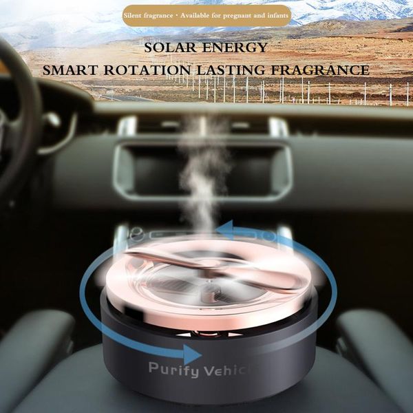 

car air freshener aozbz solar powered perfume outlet diffuser -toxin-auto interior