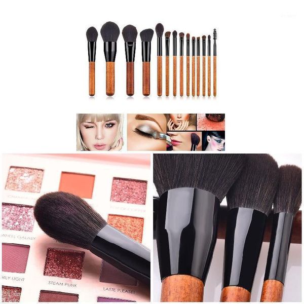 

14pcs/set makeup brushes set professional synthetic for cosmetic contouring powder contour foundation eyeshadow1