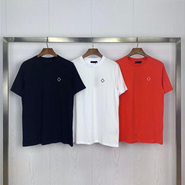 

summer fashion brand functional pioneer t shirt simple chest logo embroidery, White;black