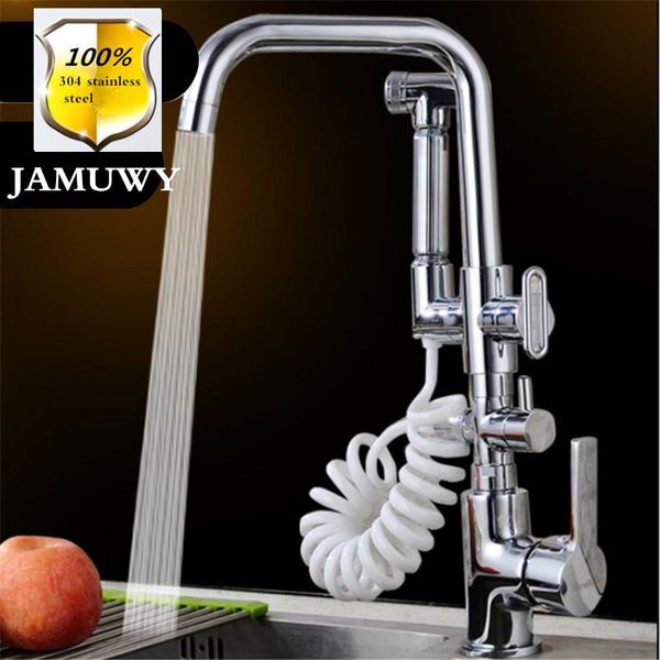 

bathroom sink faucets jamuwy's 1 piece pull-out dual-purpose chrome kitchen with faucet rotating 360-degree faucet. we pay for