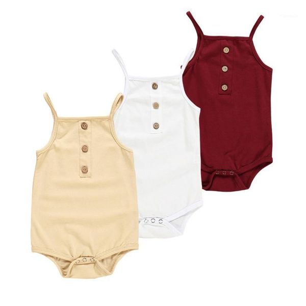 

rompers infant born baby girl clothes boys romper sleeveless solid strap bodysuit jumpsuit summer outfits, Blue