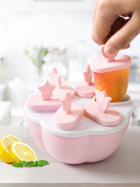 

8/6/1 holes ice cream molds reusable popsicle maker kitchen diy homemade dessert er fruit juice cube moulds tray tools baking