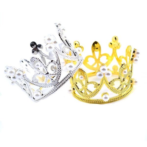 

other event & party supplies luxury pearl mini crown cake decoration wedding birthday tools