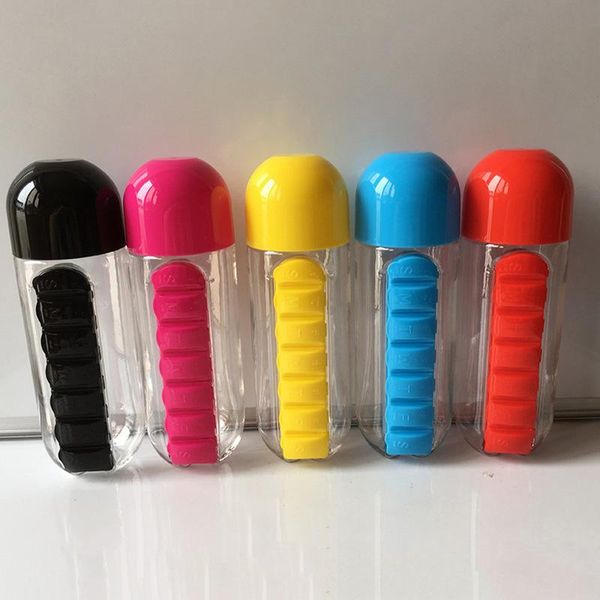 

clearance sale 600ml transparent plastic water cup outdoor cycling camping hiking multifunctional sports with box bottles & cages