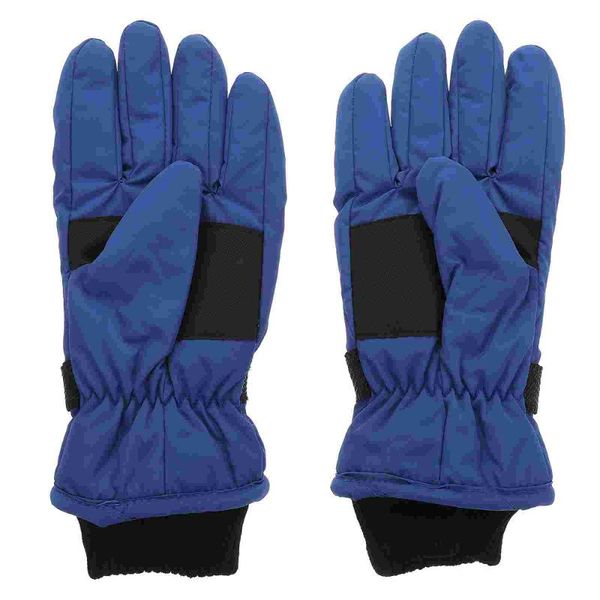 

ski gloves 1 pair classic style waterproof skiing kids thickened winter