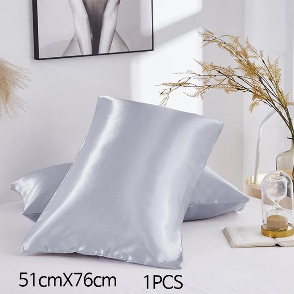 

pillow case polyester bed linings household products multiple colors real silk cover queen soft pillowcase standard