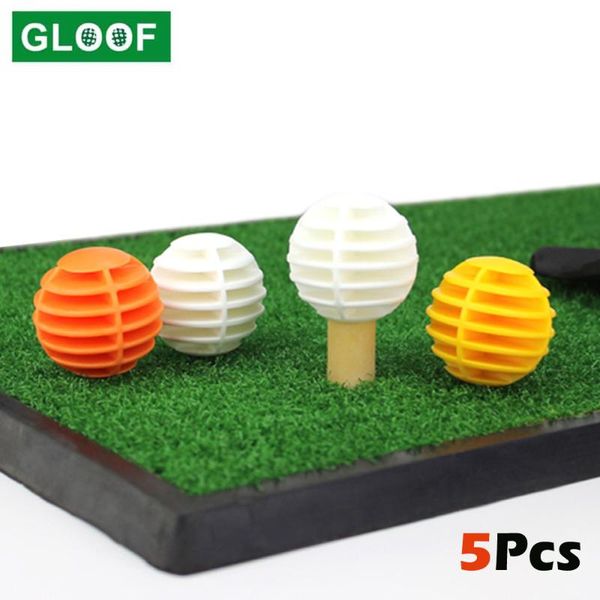 

golf balls 5pcs/set synthetic rubber training ball sports accessories practice