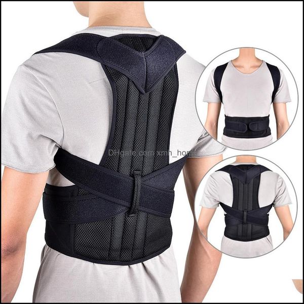 

support safety athletic outdoor as sports & outdoorsadjustable corrector shoder brace holding back colour correction postural fixer tape dro, Black;blue