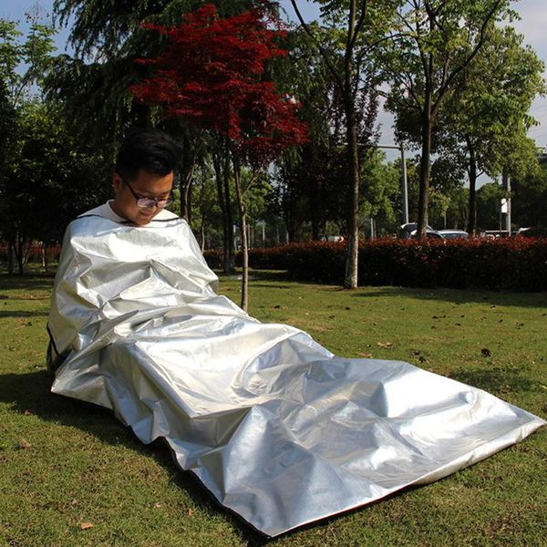 

sleeping bags bag aluminium film mat moistureproof camping warm-keeping blanket
