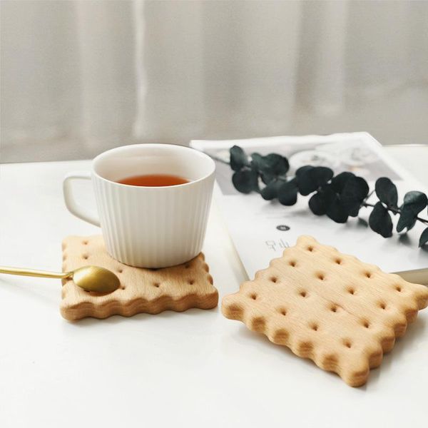 

table runner wood biscuit drink coasters beech walnut cup mat coffee mug placemats for kitchen saucer dining small gifts