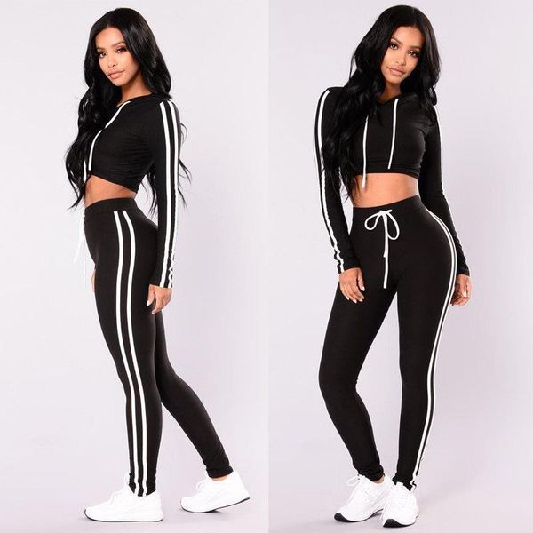 

2pcs spring autumn fashion women tracksuits long sleeve tracksuit short slim hoodies amp pants sets casual womens pullover, Gray