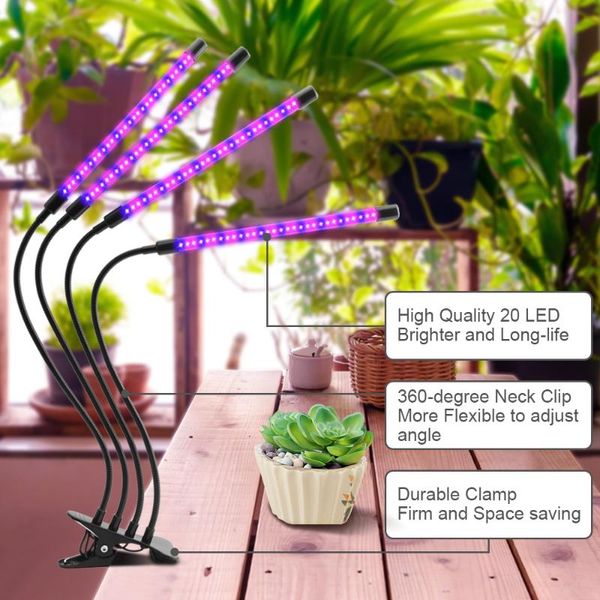 

grow lights uv usb led light full spectrum lamp for plants high luminous horticultural efficiency tent greenhouses flowers