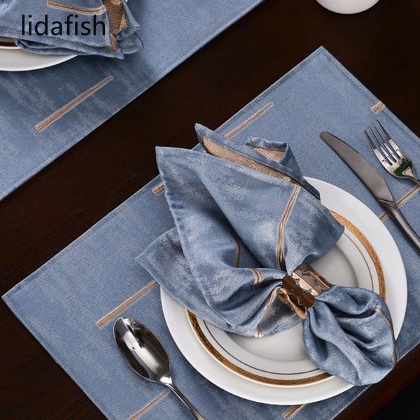 

lidafish 1pc european style polyester square table cloth napkins for wedding birthday decoration event party el home supplies napkin