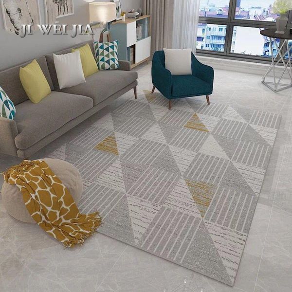 

carpets types multi-size 120-230cm ins simple nordic minimalist style living room geometric sofa coffee bedroom carpet mat
