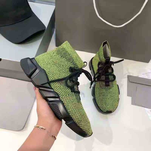 

luxury designer men boots casual shoes sock soft shoe speed 3.0 knitted stretch sneakers sport trainers socks race runner comfort black grey