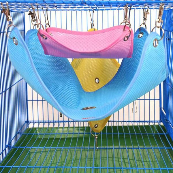 

summer parrot hamster hammock breathable swing mat cage accessories pet cat ferrets bird hanging bed house cages