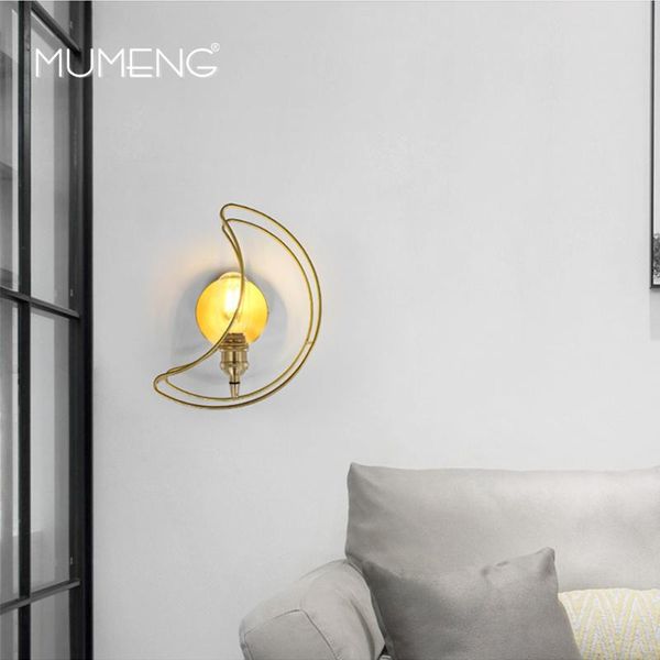 

wall lamps nordic creative moon style light e14 led modern children's decorative lamp for bed room/living room/restaurant/hall