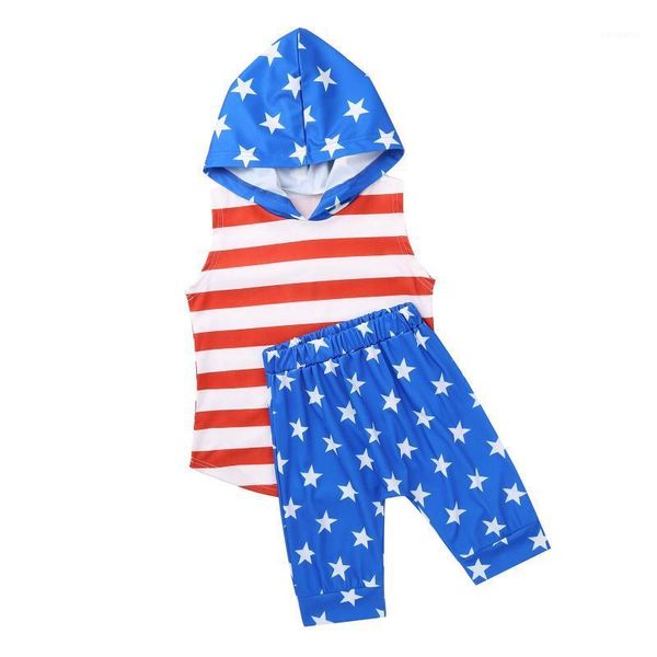 

running sets kids boys sport suit stripes stars print hooded hoodie sleeveless and shorts children exercise casual wear outfits, Black;blue