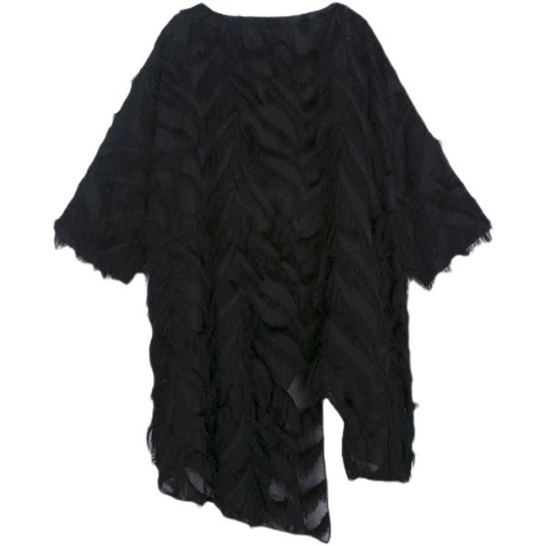 

men's t-shirts the same starry sky shirt sleeves see-through loose spring and summer scheming trend, White;black