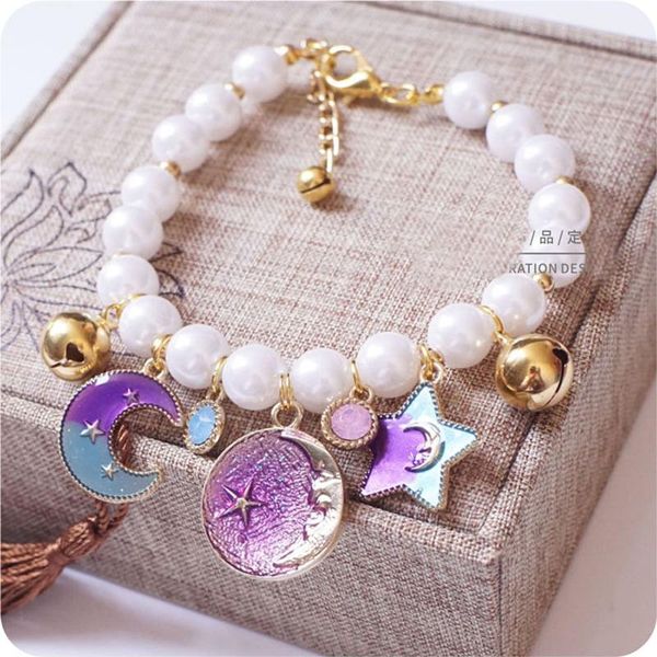 

cute vintage pug dog necklace bling luxury pet jewelry collar bell sould small medium animal cat chihuahua pendant goods apparel