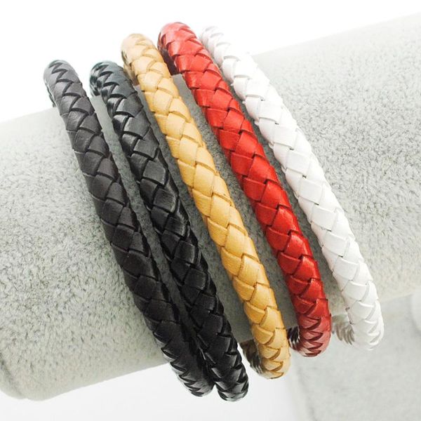 

tennis atgo leather bracelet for men and women handmade wrap rope 19cm - 22cm wholesale bb060, Golden;silver