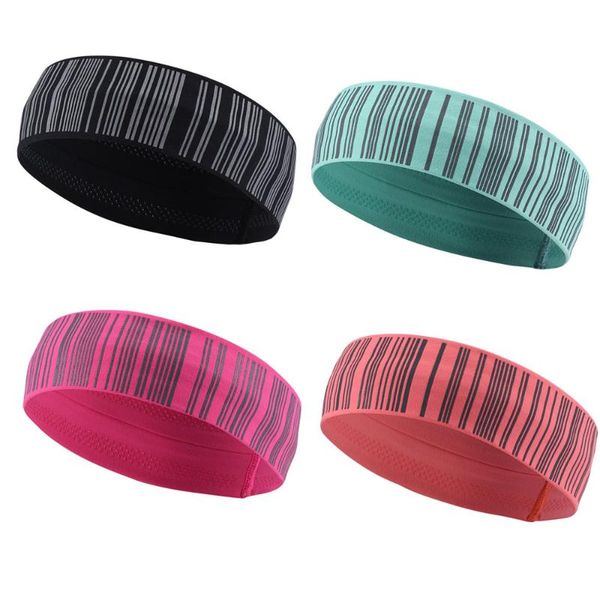 

women men headband yoga hair bands sports sport anti-slip elastic sweatband gym accessories, Yellow;black