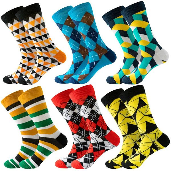 

men's socks striped hip hop funny fashion personality women breathable casual antiskid outdoor trend skateboard crew men, Black