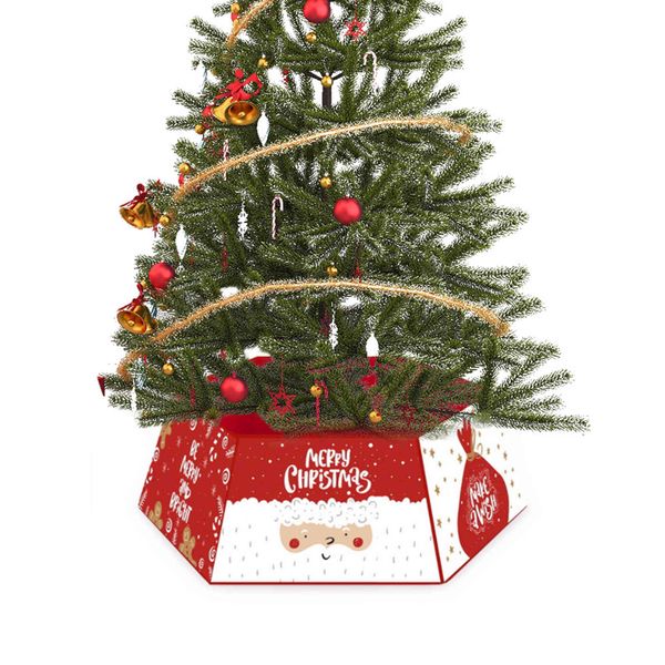 

new products old man letter tree skirt christmas tree fence decorative base frame