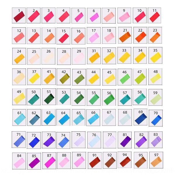 

yj93 touch yuze marker set bulk oil-based water-based double head marker single 168 color painting pens student color pen, Black;red