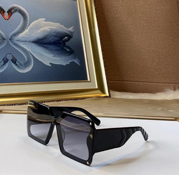 

sunglasses for men and women summer style anti-ultraviolet retro 1105 plate square big invisible frame fashion eyeglasses random box, White;black