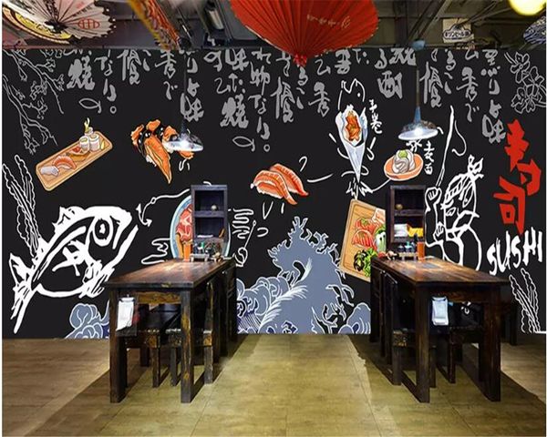 

wallpaper home decoration modern fashion personality hand painted restaurant papel custom 3d p wall paper