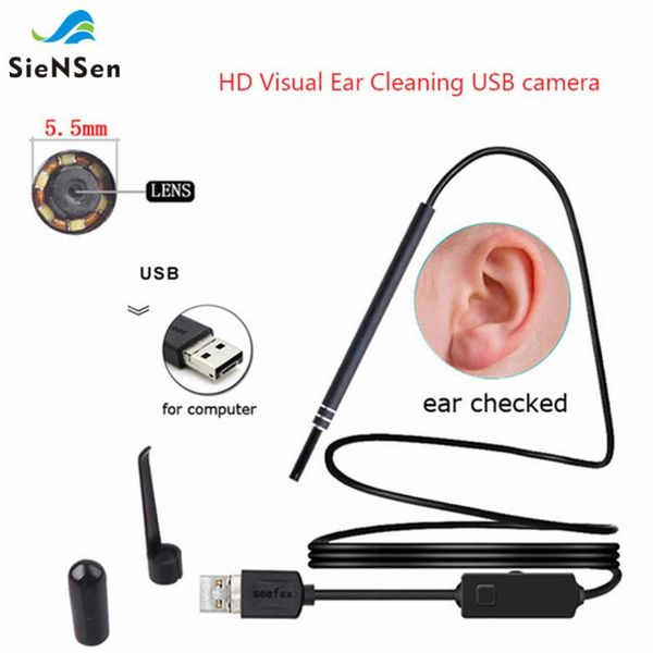 

cameras siensen usb interface ear endoscope computer cleaning tool hd visual spoon multifunctional wifi earpick ddes01