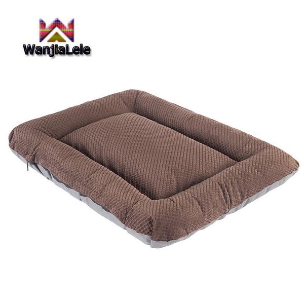 

kennels & pens soft pet dog bed washable pad crate kennel anti-slip bottom mattress indoor outdoor mat for large medium small cats dogs