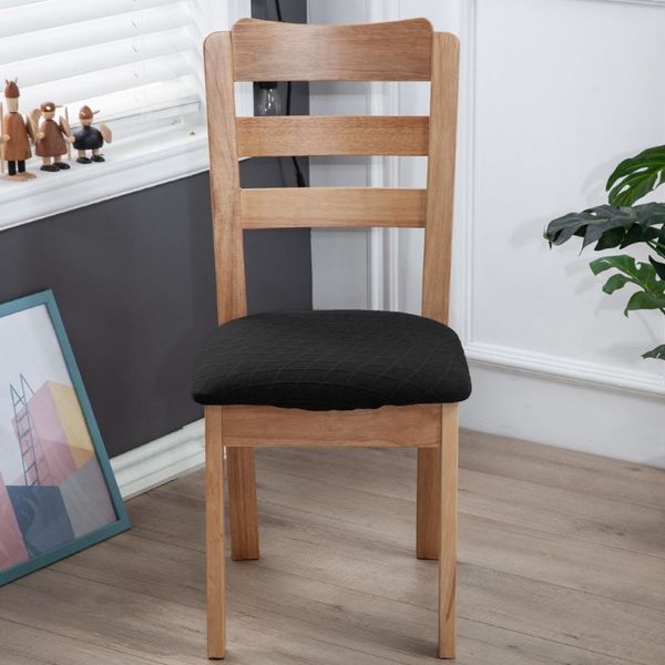 

4pcs non slip with ties dining room universal upholstered furniture protector stretch anti scratch chair seat cover jacquard covers