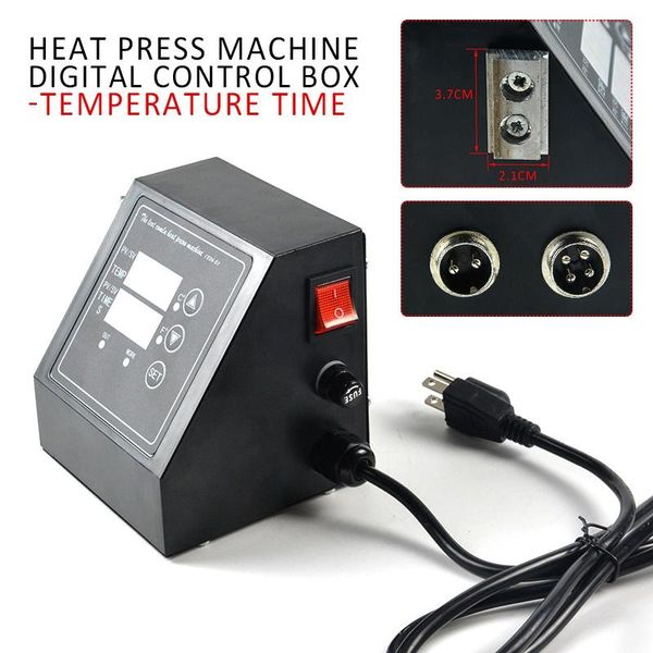 

craft tools 110v/220v heat press machine digital control box-temperature time embossing tool embossers 2021 us/uk/eu/au plug