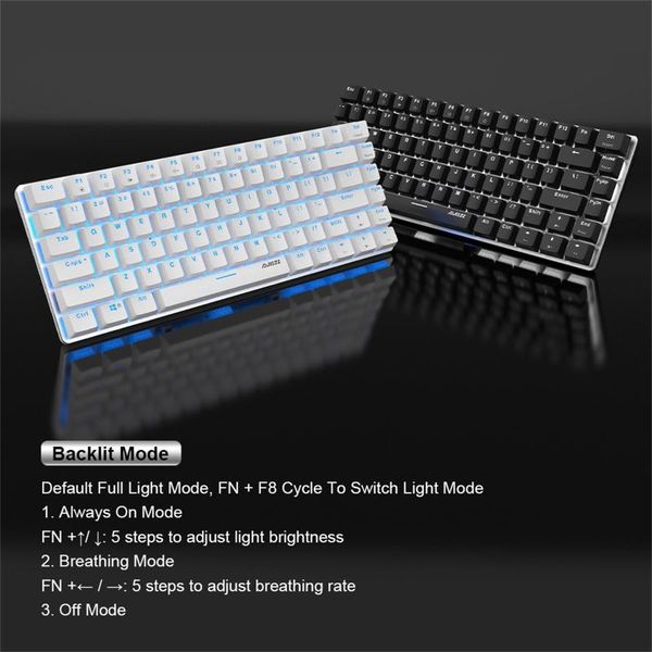 

hiperdeal(hiperdeal) and ak33bluetooth 5.0 dual mode red switch 82-keys backlit gaming mechanical keyboard keyboards